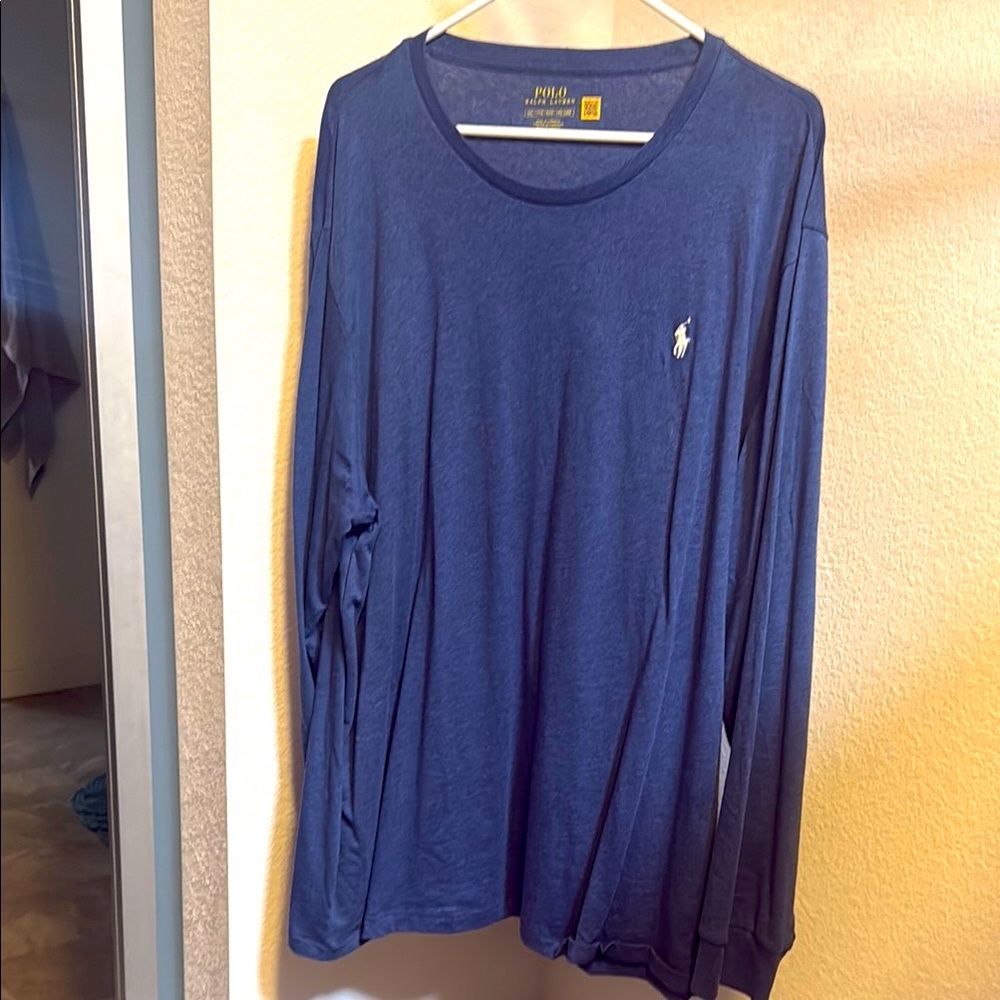 Polo by Ralph Lauren Blue Long Sleeve Tee